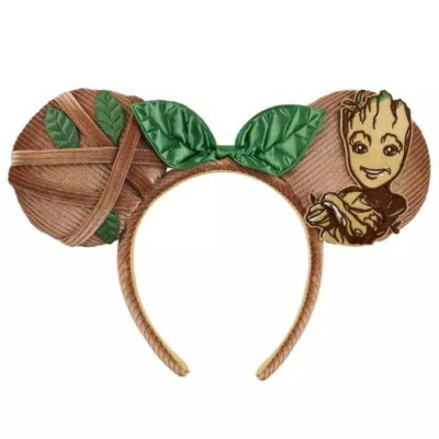 Disney Parks Minnie Ear Headband - Marvel Guardians Of The Galaxy Groot NEW-image
