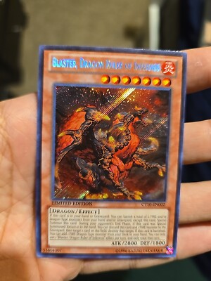 Yu-Gi-Oh! Blaster, Dragon Ruler of Infernos CT10-EN002 Secret Rare Limited NM-image