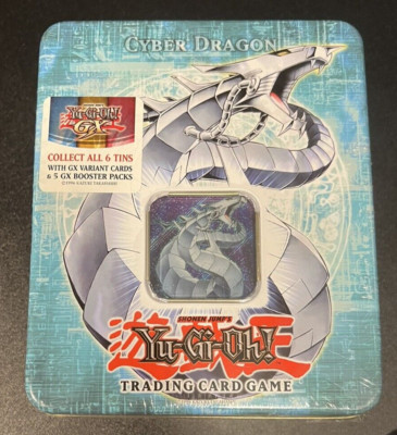 Yu-Gi-Oh!  TCG Cyber Dragon 2006 Collectible Tin, Sealed Unopened-image