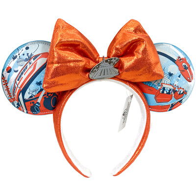 2024 Disney World Parks Magic Kingdom Tomorrowland Minnie Ears Headband New-image