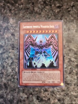 Yu Gi Oh Earthbound Immortal Wiraqocha Rasca - CT06-EN004 - Secret Rare LP y22-image