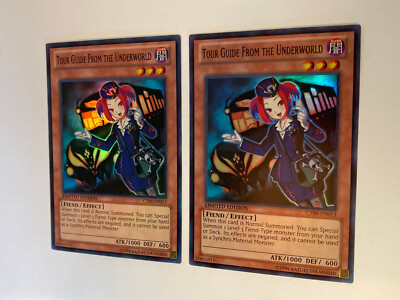 YuGiOh 2x Tour Guide From the Underworld Limited CT09-EN013 Super Rare NM-image