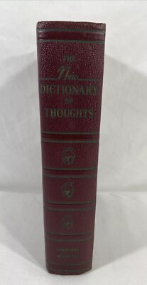 The New Dictionary of Thoughts: a Cyclopedia of Quotations - 1961 ed. VTG HC-image