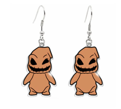 NEW OOGIE BOOGIE HALLOWEEN MICKEY DROP EARRINGS JEWELRY WALT DISNEY WORLD JACK-image