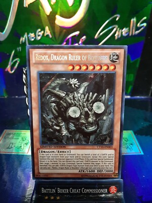 Redox, Dragon Ruler of Boulders CT10-EN003 Secret Rare Near Mint Yugioh-image