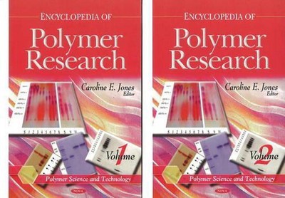 Encyclopedia of Polymer Research: 2 Volume Set by Caroline E. Jones (English) Ha-image