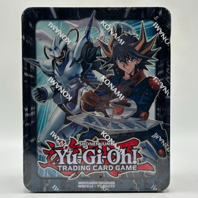 Yu-Gi-Oh Sealed 2018 Mega Tin Yusei Fudo Factory Sealed Collectors Tin-image