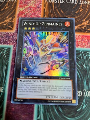 Yu-Gi-Oh! Wind-Up Zenmaines CT09-EN008 Limited Super Rare Near Mint a1/-image