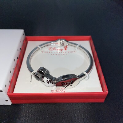Disney Park Authentic Bracelet Dots Dashes Mickey Mouse Heart Box-image