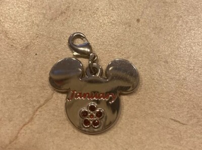 Vintage Walt Disney World January Birthstone Mickey Mouse Charm-image