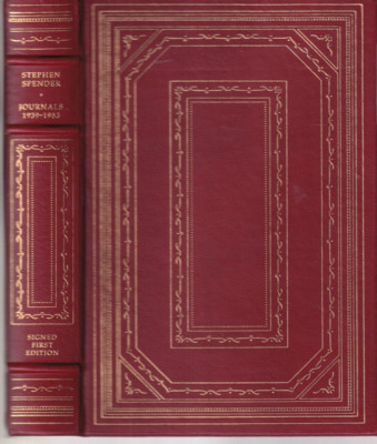 STEPHEN SPENDER: JOURNALS 1939-1983 SIGNED 1st Edition (FRANKLIN LIMITED ED){O2}-image