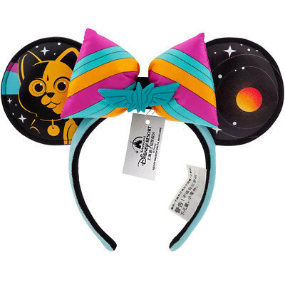 Disney~Parks Buzz Sox Lightyear Cat Movie Minnie Mouse Bow Ears Mickey Headband-image