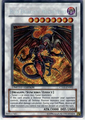 Red Dragon Archfiend Yu-Gi-Oh! CT05-EN002 Secret Rare (ScR) Limited Edition-image