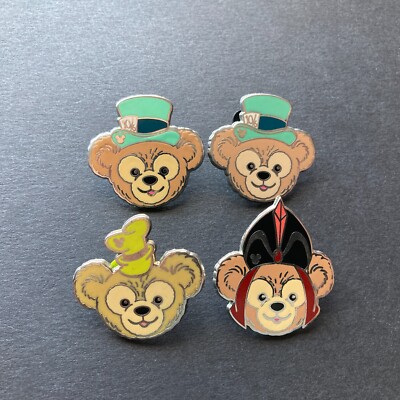 WDW - 2013 Hidden Mickey Series - Duffy's Hats 4 Pins Disney Pin 94933-image