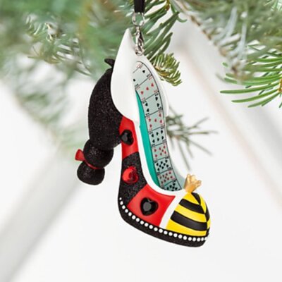 US Disney Park Queen of Hearts Shoe Ornament-image