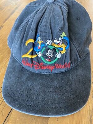 Walt Disney World 2000 Celebrate The Future Hand In Hand Youth Baseball Hat Cap-image