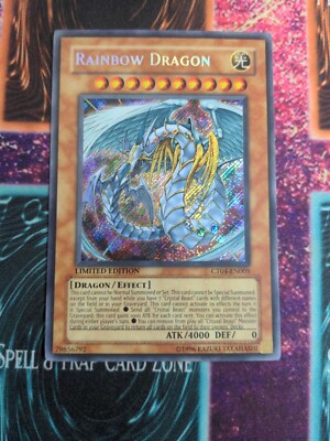 Yu-Gi-Oh! Rainbow Dragon CT04-EN005 Secret Rare Limited NM a1/-image