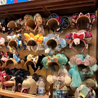 Disney Parks Loungefly Mickey Ears 2024 Rapunzel Anna Belle Cinderella Headband-image