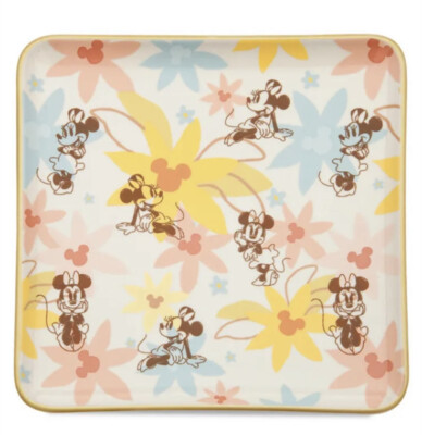 Wdw Walt Disney World Land Parks Minnie Mouse Trinket Tray Jewelry Dish New-image