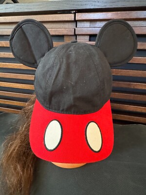 Walt Disney World Mickey Mouse Hat Ears Adjustable Adult Size-image