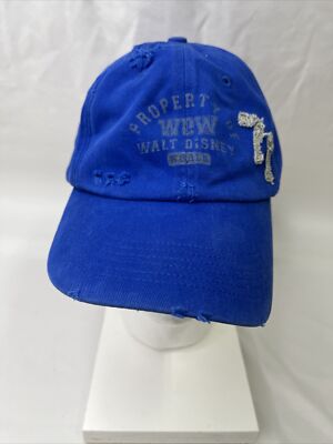 Walt Disney World 71 Adult Baseball Cap Hat Blue Vintage Style Mens Womens-image