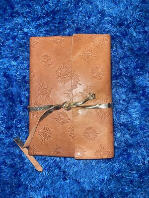 Leather Bound Journal for Women and Men, Unlined Paper, Genuine Leather 8.5X5.5-image