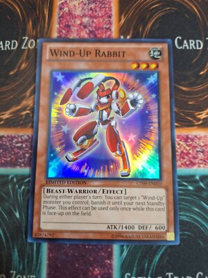 Yu-Gi-Oh! Wind-Up Rabbit CT09-EN010 Super Rare Limited Near Mint-image