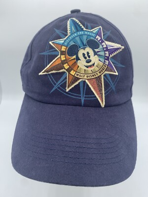 Walt Disney World Parks Discover The Magic Blue Mickey Mouse Hat Cap Compass-image