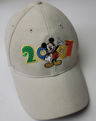 Walt Disney World 2007 Mickey Mouse Embroidered Baseball Hat Adjustable Adult-image