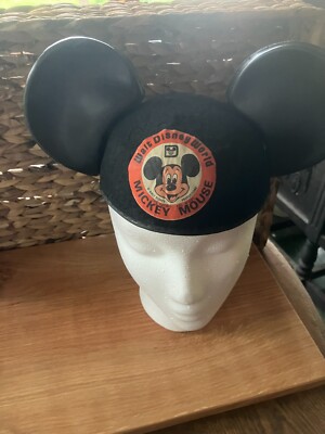 Walt Disney World Vintage Mickey Mouse Ears hat 50s 60s RARE-image