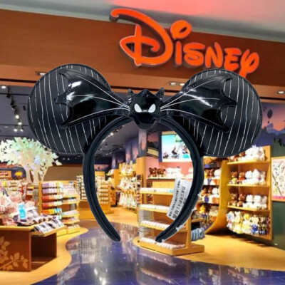 Jack Mickey Disney’ Parks Headband Bat Ears The Nightmare Before Christmas-image