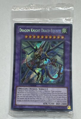 Yugioh Dragon Knight Draco-Equiste CT07-EN003 Secret Rare Limited Ed NM Sealed-image