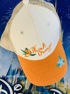 2022 Disney Parks Epcot Flower & Garden Orange Bird Adult Baseball Hat Cap-image