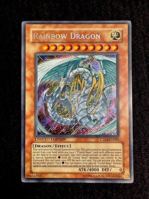 🔥YUGIOH • RAINBOW DRAGON • SECRET RARE • LIMITED EDITION • CT04-EN005 • NM🔥-image