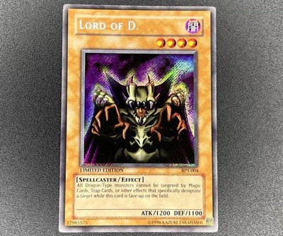 Yu-Gi-Oh! Misprint Lord Of D - Holo Shift - Secret Rare - BPT-004 - Error-image