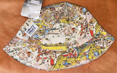 NWT Disney Walt Disney World 50th Vault Park Map Reversible Bucket Hat-image