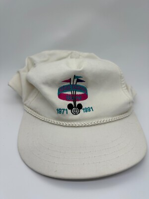 Vintage Walt Disney World Hat Cap 1991 - Company D Tag - Snapback-image