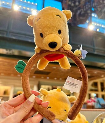 Tokyo Resort Disney Parks Winnie the Pooh Ears Headband Plush Doll-image