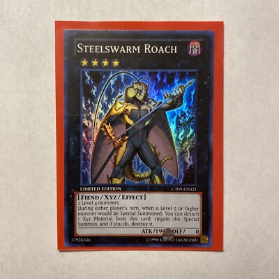 Steelswarm Roach- Limited Edition (CT09-EN021); NM Condition-image