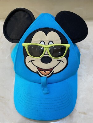 Disney Parks Walt Disney World Mickey Mouse Sunglasses Holder Hat Toddler 51-53c-image
