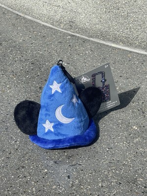 Sorcerer Mickey Mouse Hat Bag Charm Keychain Disney Parks Packable Tote 2025 WDW-image