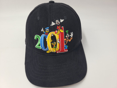 Vintage 2001 Walt Disney World This is the Start of Something Big Hat Cap Black-image