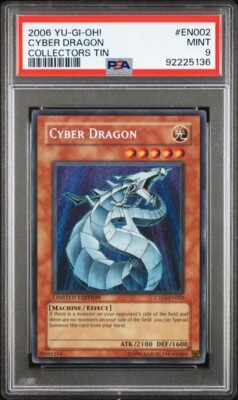 PSA 9 Yu-Gi-Oh! 2006 Cyber Dragon CT03-EN002 Secret Rare Yugioh [PSA]-image