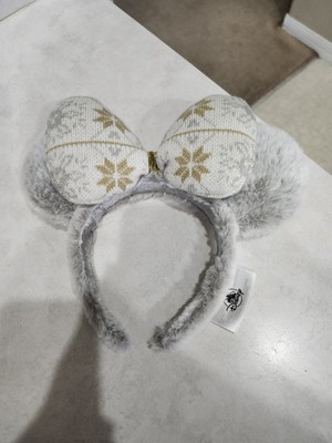 Disney Parks Ears Winter Sweater  Minnie Mouse Ears White WDW Headband BNWT-image