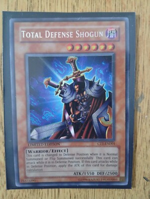 Total Defense Shogun CT1-EN001 Limited edition Yugioh TCG-image