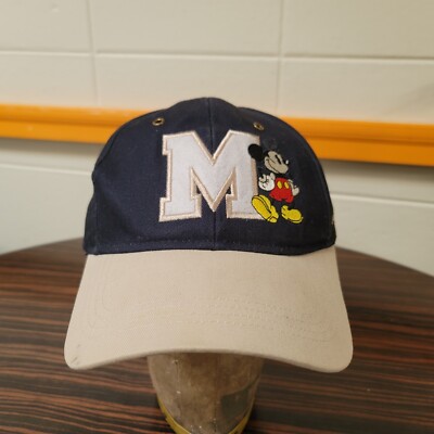 Disney Parks Walt Disney World Mickey Mouse M Dad Hat Cap Embroidered Mens-image