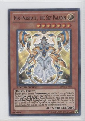 2011 Yu-Gi-Oh! Series 8 Neo-Parshath the Sky Paladin #CT08-EN009 0o3-image