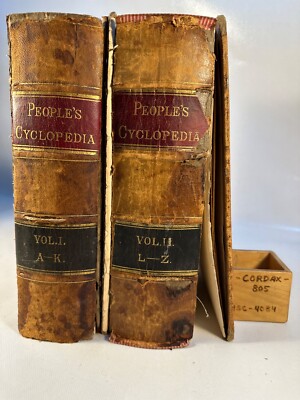 1883 The People's Cyclopedia of Universal Knowledge 2 Volumes-image