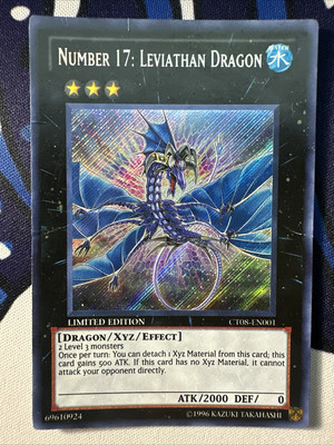 Number 17: Leviathan Dragon ScR Lim Ed CT08-EN001 2011 Collectors Tins Yugioh-image