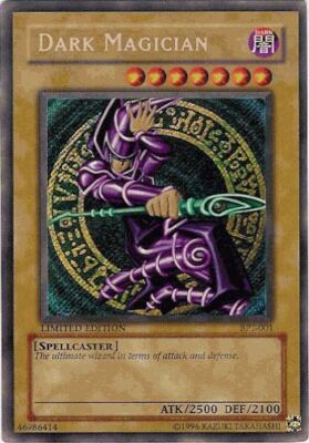 Yugioh! MP Dark Magician A - BPT-001 - Secret Rare - Limited Edition Moderately -image